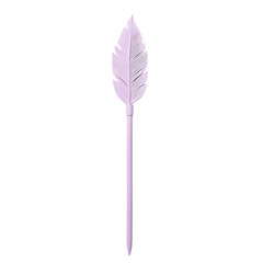 Elegant Arrow with Minimalist Details in Pastel Lav Isolated on Transparent Background