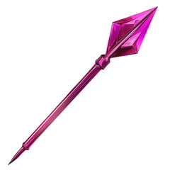 Contemporary Arrow with an Innovative Design in Daz Isolated on Transparent Background