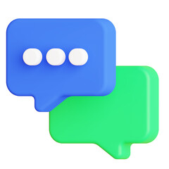 Discussion 3D icon.