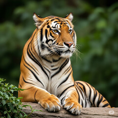 Fototapeta premium tiger in the zoo