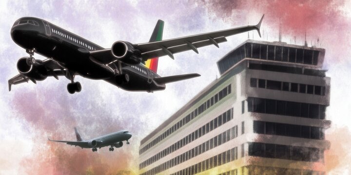 Aproxima&ccedil;&atilde;o e Decolagem: Avi&otilde;es sobre Torre de Controle