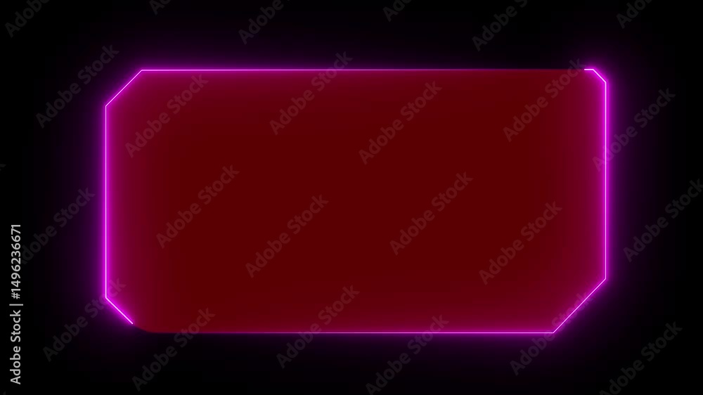 Poster hud, ui, gui futuristic user interface screen animation. high tech screen for video game. sci-fi con