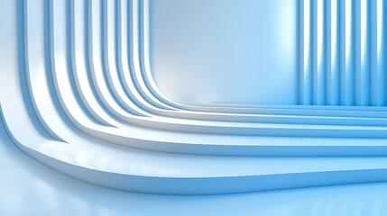 Abstract Blue Architectural Design