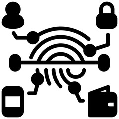 Fingerprint Encryption solid style