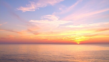 Fototapeta premium sunset over the sea
