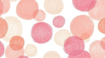 Delicate, textured circles in soft, pastel hues.