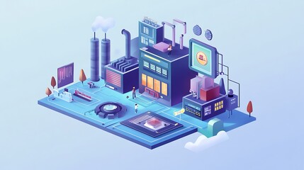 Smart Factory Digital Industry.