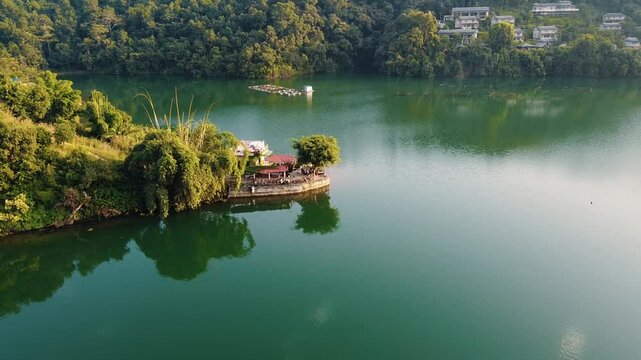 Tranquil Begnas Lake in Pokhara Nepal &ndash; 4K Scenic Nature Footage