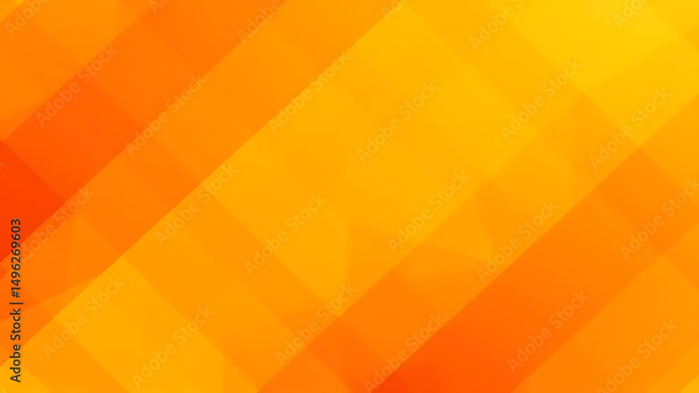 Poster abstract orangeyellow geometric pattern dynamic lines