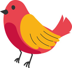 Colorful Bird Illustration