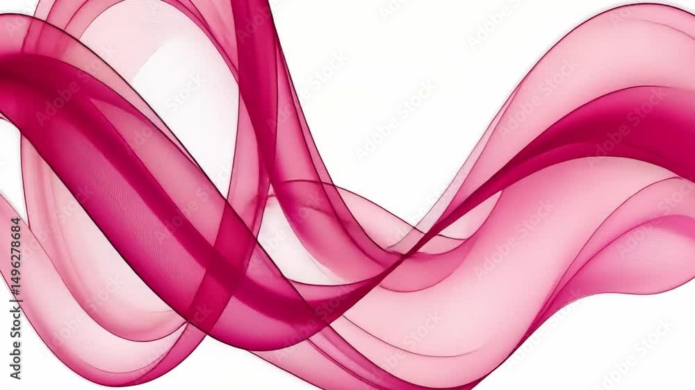 Poster abstract pink waves flowing elegance and movement with soft textures for artistic backgrounds and de