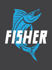 Fisher logo illustration