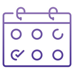 Deadline Gradient Icon