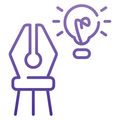 Idea Gradient Icon