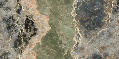 Vibrant mineral pattern on stone's surface, showcasing a natural marble texture - Seamless , pattern , background , tile