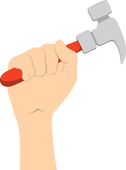 Labor day illustration. International worker's day with yellow safety hard hat and construction tools. Vector isolated.