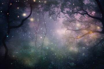 landscape with trees