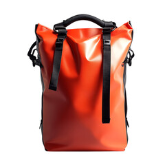 Modern Waterproof Dry Bag with a Crisp Streamlined Isolated on Transparent Background