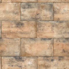 Weathered vintage brick wall backdrop - Seamless , pattern , background , tile