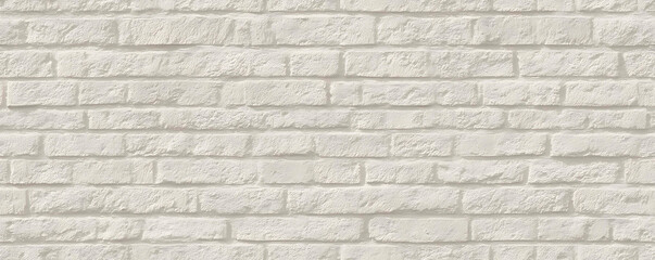 cement white brick wall texture - Seamless , pattern , background , tile