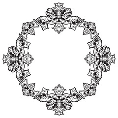 Geometric Outline for Elegant Ornamental Frames