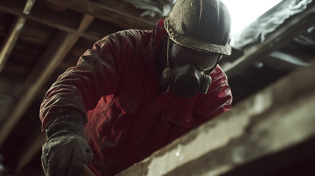 Construction Worker in Protective Gear