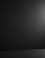 Smooth black paper backdrop with a luxurious sheen ,  sophisticated,  minimal