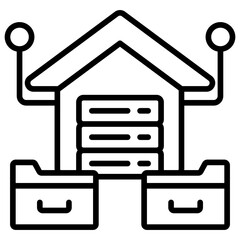 Data Warehouse Icon