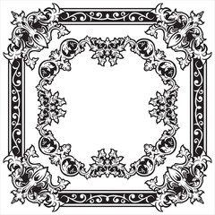 Sharp Geometric Outline in Ornamental Frames Design