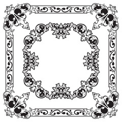 Geometric Symmetry in Premium Ornamental Frames with Outline