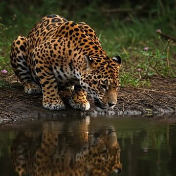 leopard in the zoo