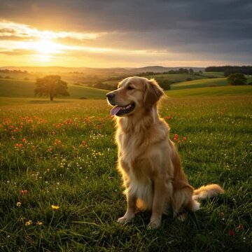 golden retriever dog