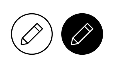 Pencil icon vector illustration. pen sign and symbol. edit icon vector