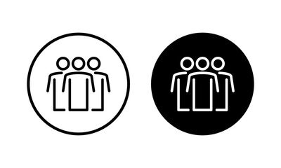People icon vector illustration. person sign and symbol. User Icon vector