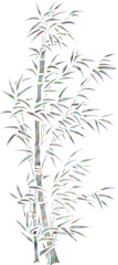 Bamboo Mother of Pearl Illustration : 대나무 자개 일러스트