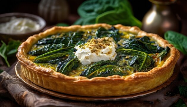 Torta salata mit Mangold und Ricotta &ndash; san-marinesische Vorspeise