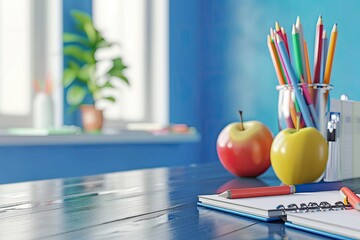 Vibrant Color Picture of Welcome Back to School Design