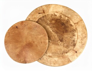Fototapeta premium Wooden serving boards perfect for presenting appetizers and gourmet dishes.