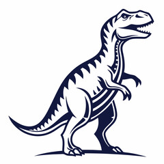 tyrannosaurus dinosaur vector illustration
