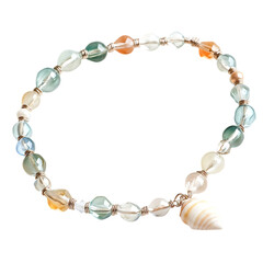 Elegant Anklet with a Series of Translucent Isolated on Transparent Background