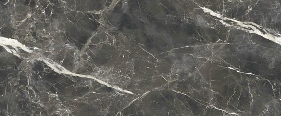 Shiny, glossy digital tile with a black, marble-like stone pattern - Seamless , pattern , background , tile