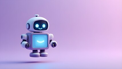 blue screen robot toy