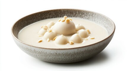 Creamy Almond Soup with Delicate Gnocchi