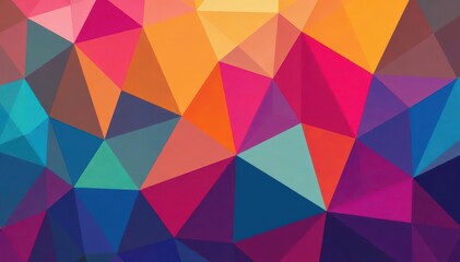Obraz premium Geometric interlocking shapes seamless background, abstract, triangle
