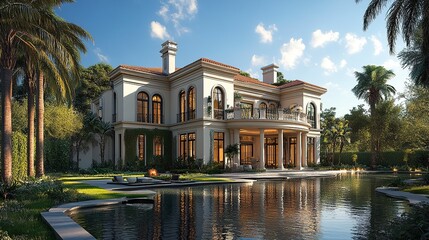 beautiful new house  