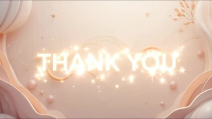 Creative Thank You Animation for Video End Screens