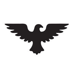 eagle logo vector Bold and clean eagle logo vector, with sharp lines and a strong silhouette 
