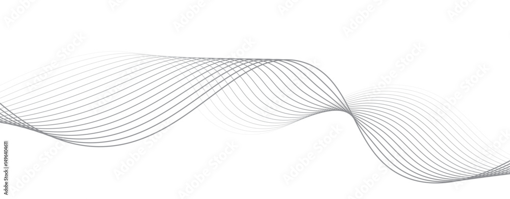 Aufkleber white abstract background with flowing lines. abstract background with business lines. abstract mode
