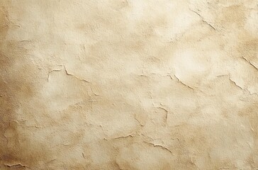 Close-up of a textured beige wall with cracks and uneven surface creating a rustic and aged appearance