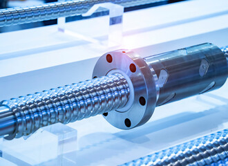 The lead screw shaft spare part of CNC machine